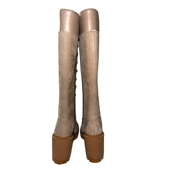 New Timberland Allington Heights Suede Lace Up Boots Sz 8 - Picture 5 of 8